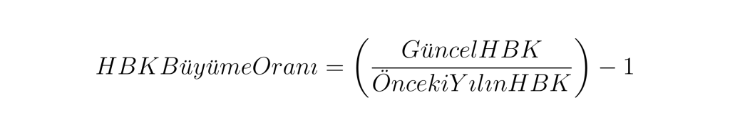 HBK Büyüme Oranı Formülü