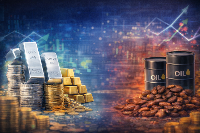 2025 emtia piyasası yılbaşından bu yana getiri performansı – gümüş, platin, altın ve petrol fiyat hareketleri